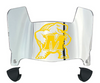 Maryland Terrapins Mini Football Helmet Visor Shield w/ Clips - PICK VISOR & LOGO COLOR