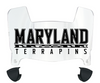 Maryland Terrapins Mini Football Helmet Visor Shield w/ Clips - PICK VISOR & LOGO COLOR