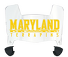 Maryland Terrapins Mini Football Helmet Visor Shield w/ Clips - PICK VISOR & LOGO COLOR
