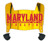 Maryland Terrapins Mini Football Helmet Visor Shield w/ Clips - PICK VISOR & LOGO COLOR