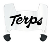 Maryland Terrapins Mini Football Helmet Visor Shield w/ Clips - PICK VISOR & LOGO COLOR