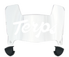Maryland Terrapins Mini Football Helmet Visor Shield w/ Clips - PICK VISOR & LOGO COLOR