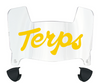 Maryland Terrapins Mini Football Helmet Visor Shield w/ Clips - PICK VISOR & LOGO COLOR