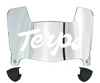 Maryland Terrapins Mini Football Helmet Visor Shield w/ Clips - PICK VISOR & LOGO COLOR
