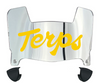 Maryland Terrapins Mini Football Helmet Visor Shield w/ Clips - PICK VISOR & LOGO COLOR