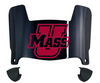 Massachusetts Minutemen Mini Football Helmet Visor Shield w/ Clips - PICK VISOR & LOGO COLOR