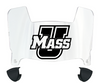 Massachusetts Minutemen Mini Football Helmet Visor Shield w/ Clips - PICK VISOR & LOGO COLOR