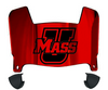 Massachusetts Minutemen Mini Football Helmet Visor Shield w/ Clips - PICK VISOR & LOGO COLOR