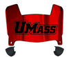 Massachusetts Minutemen Mini Football Helmet Visor Shield w/ Clips - PICK VISOR & LOGO COLOR