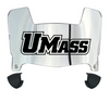 Massachusetts Minutemen Mini Football Helmet Visor Shield w/ Clips - PICK VISOR & LOGO COLOR