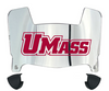 Massachusetts Minutemen Mini Football Helmet Visor Shield w/ Clips - PICK VISOR & LOGO COLOR