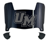 Massachusetts Minutemen Mini Football Helmet Visor Shield w/ Clips - PICK VISOR & LOGO COLOR