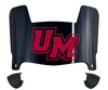 Massachusetts Minutemen Mini Football Helmet Visor Shield w/ Clips - PICK VISOR & LOGO COLOR