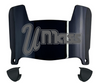 Massachusetts Minutemen Mini Football Helmet Visor Shield w/ Clips - PICK VISOR & LOGO COLOR