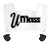 Massachusetts Minutemen Mini Football Helmet Visor Shield w/ Clips - PICK VISOR & LOGO COLOR