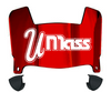 Massachusetts Minutemen Mini Football Helmet Visor Shield w/ Clips - PICK VISOR & LOGO COLOR