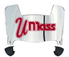 Massachusetts Minutemen Mini Football Helmet Visor Shield w/ Clips - PICK VISOR & LOGO COLOR