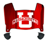 Massachusetts Minutemen Mini Football Helmet Visor Shield w/ Clips - PICK VISOR & LOGO COLOR