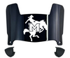 McNeese State Cowboys Mini Football Helmet Visor Shield w/ Clips - PICK VISOR & LOGO COLOR