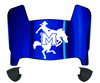 McNeese State Cowboys Mini Football Helmet Visor Shield w/ Clips - PICK VISOR & LOGO COLOR