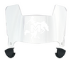 McNeese State Cowboys Mini Football Helmet Visor Shield w/ Clips - PICK VISOR & LOGO COLOR