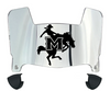 McNeese State Cowboys Mini Football Helmet Visor Shield w/ Clips - PICK VISOR & LOGO COLOR