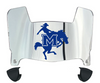 McNeese State Cowboys Mini Football Helmet Visor Shield w/ Clips - PICK VISOR & LOGO COLOR