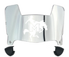 McNeese State Cowboys Mini Football Helmet Visor Shield w/ Clips - PICK VISOR & LOGO COLOR
