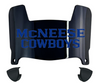 McNeese State Cowboys Mini Football Helmet Visor Shield w/ Clips - PICK VISOR & LOGO COLOR