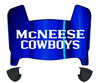 McNeese State Cowboys Mini Football Helmet Visor Shield w/ Clips - PICK VISOR & LOGO COLOR