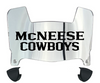 McNeese State Cowboys Mini Football Helmet Visor Shield w/ Clips - PICK VISOR & LOGO COLOR