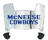 McNeese State Cowboys Mini Football Helmet Visor Shield w/ Clips - PICK VISOR & LOGO COLOR