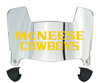 McNeese State Cowboys Mini Football Helmet Visor Shield w/ Clips - PICK VISOR & LOGO COLOR