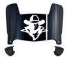 McNeese State Cowboys Mini Football Helmet Visor Shield w/ Clips - PICK VISOR & LOGO COLOR