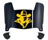 McNeese State Cowboys Mini Football Helmet Visor Shield w/ Clips - PICK VISOR & LOGO COLOR