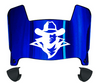 McNeese State Cowboys Mini Football Helmet Visor Shield w/ Clips - PICK VISOR & LOGO COLOR