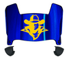 McNeese State Cowboys Mini Football Helmet Visor Shield w/ Clips - PICK VISOR & LOGO COLOR