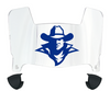 McNeese State Cowboys Mini Football Helmet Visor Shield w/ Clips - PICK VISOR & LOGO COLOR