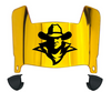 McNeese State Cowboys Mini Football Helmet Visor Shield w/ Clips - PICK VISOR & LOGO COLOR