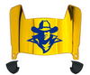 McNeese State Cowboys Mini Football Helmet Visor Shield w/ Clips - PICK VISOR & LOGO COLOR