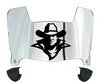 McNeese State Cowboys Mini Football Helmet Visor Shield w/ Clips - PICK VISOR & LOGO COLOR
