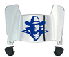 McNeese State Cowboys Mini Football Helmet Visor Shield w/ Clips - PICK VISOR & LOGO COLOR