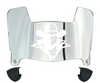 McNeese State Cowboys Mini Football Helmet Visor Shield w/ Clips - PICK VISOR & LOGO COLOR