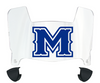 McNeese State Cowboys Mini Football Helmet Visor Shield w/ Clips - PICK VISOR & LOGO COLOR
