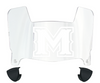 McNeese State Cowboys Mini Football Helmet Visor Shield w/ Clips - PICK VISOR & LOGO COLOR