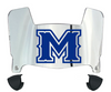 McNeese State Cowboys Mini Football Helmet Visor Shield w/ Clips - PICK VISOR & LOGO COLOR