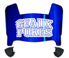 McNeese State Cowboys Mini Football Helmet Visor Shield w/ Clips - PICK VISOR & LOGO COLOR