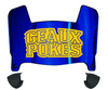 McNeese State Cowboys Mini Football Helmet Visor Shield w/ Clips - PICK VISOR & LOGO COLOR