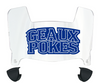 McNeese State Cowboys Mini Football Helmet Visor Shield w/ Clips - PICK VISOR & LOGO COLOR
