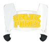 McNeese State Cowboys Mini Football Helmet Visor Shield w/ Clips - PICK VISOR & LOGO COLOR